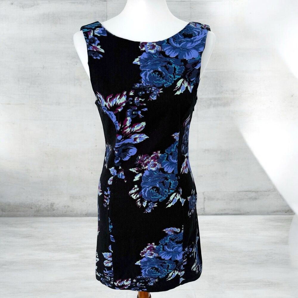 NEW NWT Free People Mayberry Mini Dress Cutout Open Back Stretch Small Floral
